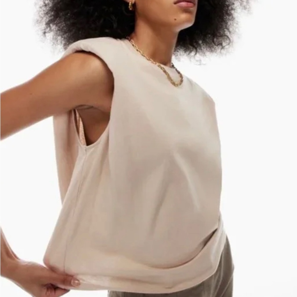 NWT BABATON ARTIZIA SHOULDER PAD TANK